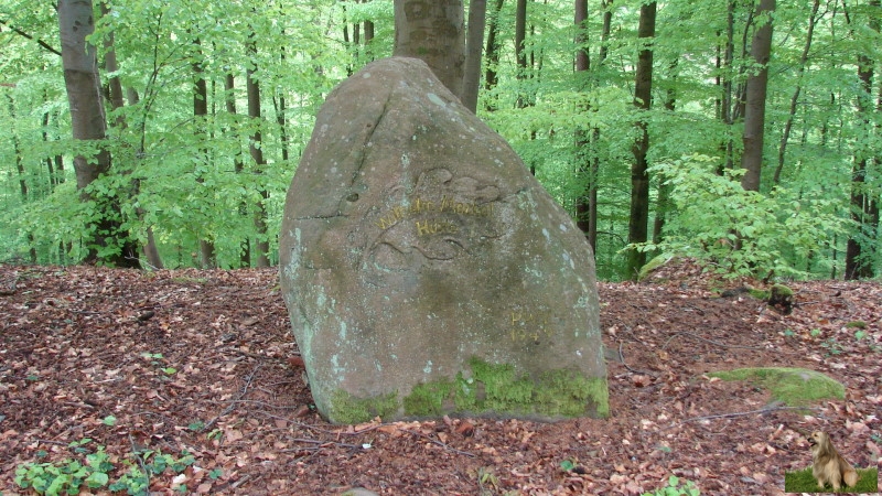 Ritterstein Nr. 262-2 Wilhelm Merkel Hütte.JPG - Ritterstein Nr.262 Wilhelm Merkel Hütte